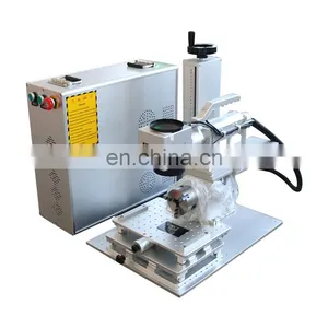 Stainless Steel Copper Brass Silver Gold 20w Fiber Jewelry Ring Rotary Laser Marking Engraving Machine for Metal in Germany thumbnail-1