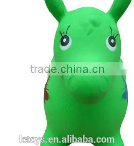 Green Horse Hopper Inflatable Toy thumbnail-1