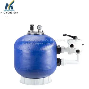 900mm Filtration 30 M3/h Water Treatment Filtration System Side Mount Fiberglass Pool Sand Filter thumbnail-1