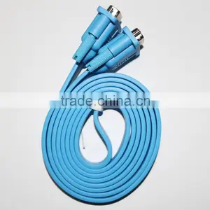 High Speed 15pin Male to Male Flat Vga Cable 8m, Computer Monitors Cable Supplier's Choice thumbnail-2