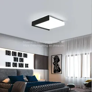Modern Bedroom Ceiling Lamp Room Master Bedroom Guest Room Lamp Nordic Creative Square LED Geometric Design Ceiling Lamp thumbnail-2