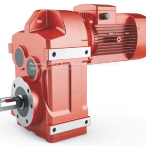 K Series Helical Bevel Gearbox/ Speed Reducer With Solid/Hollow Shaft thumbnail-3
