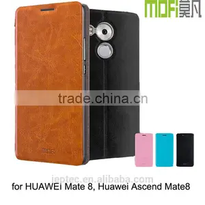 MOFi Original Funda Celulares Leather Flip Case for Huawei Mate 8 NXT-AL10 Smartphone, Back Cover for Huawei Ascend Mate8 thumbnail-1