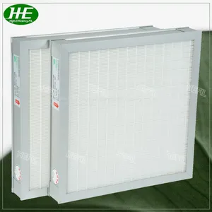 Mini Pleat Ultra HEPA Electronic Air Filter High Efficiency, Polyurethane Sealant thumbnail-2