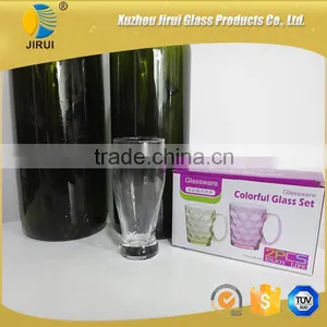 330ml Clear Round Glass Cup for Wine Juice Drinking thumbnail-2
