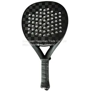 Carbon Padel Tennis Racket JYP04 Soft EVA Core 18K Panel Paddle Racquet thumbnail-1