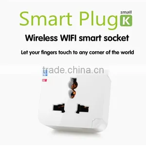 New 2200W Power Rating AC 90-256V Smart Home WIFI Socket With Smart Phone Android & IOS APP for Remote Control Home Security thumbnail-2