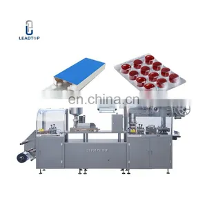 Automatic Factory Direct Supply Capsule Tablet Flat Aluminum Plastic Aluminum Aluminum Blister Packing Machine thumbnail-1