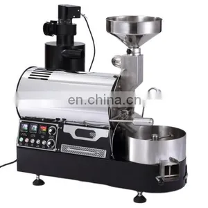 1kg Direct Fire Semi-hot Air Coffee Roasting Machine Coffee Sample Roaster thumbnail-1