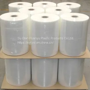 High Tensible Strength 300% LLDPE Stretch Film Stretch Wrap Rolls thumbnail-2
