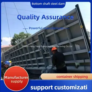 Changhe Water Conservancy Project Hydraulic Steel Dam Water Barrier Dam Bottom Shaft Dam Drive Lifting Landscape Gate thumbnail-3