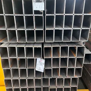 Q235 Q355 Square / Rectangular / Round Black Welded Steel Pipe Steel Tube Steel Hollow Section From China thumbnail-1