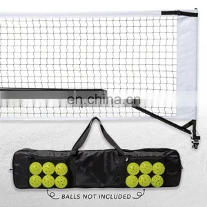 Outdoor Retractable Portable Pickleball Net With 22FT Wide 36 Inch Height at Side Lines Pickleball Net With Wheels thumbnail-3