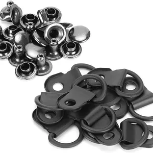 Shoes Boot Hardware Accessories Shoe Lace Single Hole/Double Hole/D Ring Loop Hook thumbnail-3