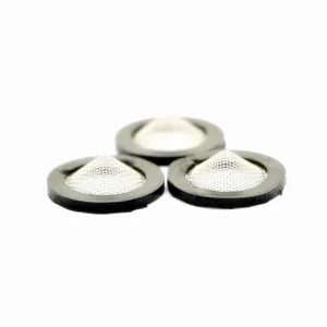 Customized Round Shape Stainless Steel Wire Mesh Filter Disc With Rubber Rim thumbnail-3