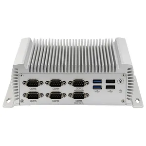 4th Core i5 4278U Mini Computer 6com 8usb DC 12V Dual Lan Fanless Industrial Mini pc X86 thumbnail-2