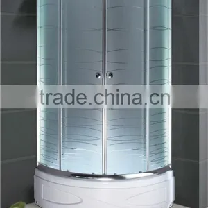 ABS Acrylic Wat Silk Printing Glass Shower Enclosure thumbnail-1