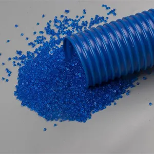 Plastic Corrugated Conduit Orange Plastic Pipe Electric Tube Flexible PVC Compound Pellets thumbnail-3