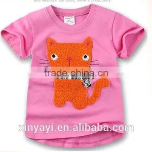 2016 New Style t Shirt Carter's Baby Clothing With Cartoon Characters Flock Design Summer Wear thumbnail-1