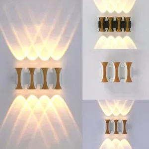 Waterproof Factory Price Nordic Modern Creative Design Living Room Courtyard Ip65 Bedside Commercial Luxury Wall Lamp thumbnail-1