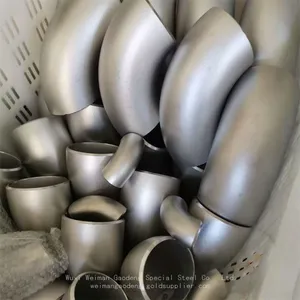 Durable Nickel Alloy Elbow 90 Degree for High-Pressure Environments, Corrosion-Resistant Material N06455 thumbnail-2