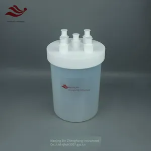 6l Multi-necked Reaction Flask With Flat Bottom Made of High-purity Transparent Pfa, Corrosion-resistant to Fluoride and Free of Dissolution Pollution thumbnail-1
