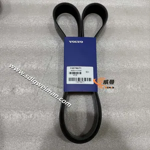 Volvo Belt 15078671 for VOLVO EXCAVATOR ENGINE EC200B EC210B EC290B thumbnail-4