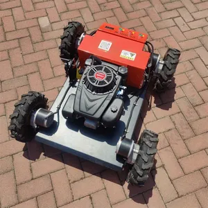 Industrial Single Cylinder Petrol Gas-electric Hybrid 360 Degree Rotation Radio Controlled Weed Cutter 0-6km/h Forward Speed thumbnail-1