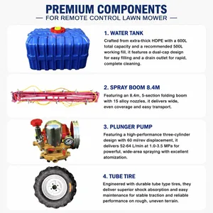 Vigorun SPRY600 Boom Sprayer, CE EPA Gasoline Engine, Tank 600L, for Peanut Fields thumbnail-3