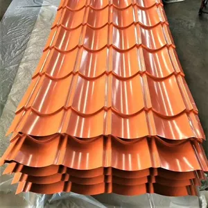 Color Coated Corrugated Sheet Steel, PE/SMP/PVDF Coating, Galvanized Base Material thumbnail-2