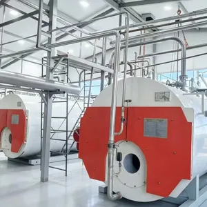 8-ton Steam Boiler 1.25Mpa 300 Degree Superheated Steam Double Drum Membrane Wall Burner Control Cabinet thumbnail-2