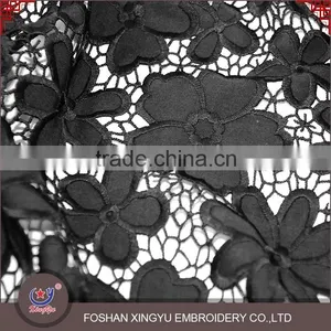 Economical Custom Design Wholesale Qmilch Embroidery White Lace Fabric Tops for Women thumbnail-5
