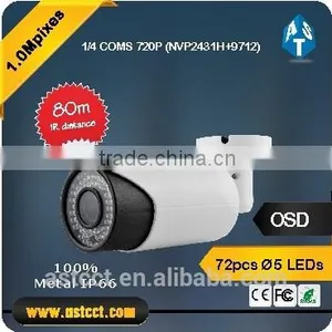 Outdoor Long Range IR Distance 80M CMOS 720P Weatherproof/Waterproof CCTV Camera AHD IR Vari Focal 2.8-12mm Bullet Camera thumbnail-1