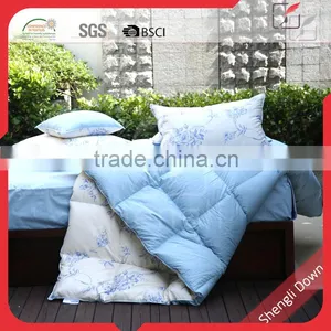 Children Washed Pure Goose Feather Down Filled Bed Mattress Topper thumbnail-2