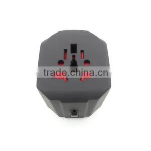 Perfect Design Fashion Multi-nation Universal Power Adapter Travel Converter au eu uk Travel Adapter With Usb Charger thumbnail-3