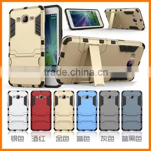 For SAMSUNG Grand Prime G5308 C5 C7 On5 On7 s5 s6 A7 A8 A9 A9 Pro s7 s7 Edge Armor Cover Shield Armor Hybrid Kickstand Case thumbnail-1