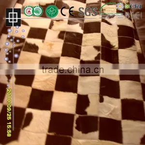 Morden Handmade Patchwork Cowhide Carpet thumbnail-4