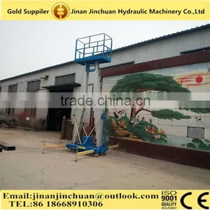 Hot Sale Aerial Working Double Mast Aluminum Alloy Lift Platform thumbnail-3