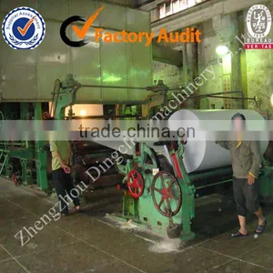 1092mm Model High Speed Newspaper Printing Paper Making Machine thumbnail-2