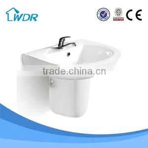 Modern Wall Mounted Ceramic Wash Basin Vanity Cabinet With Ceramic Basin for Bathroom Furniture thumbnail-1
