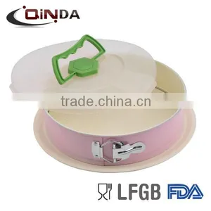Carbon Steel Spring Form With Silicone Lid thumbnail-1
