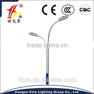 Competitive Price & New Design 3-15M Outdoor Light Pole With Double or Single Arm, Hot-dipped Galvanized & Plastic Coating thumbnail-2