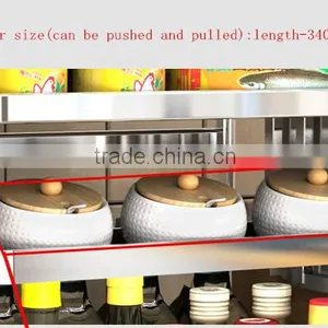 Width 269mm Stainless Kitchen Rack thumbnail-5