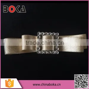 BOKA Satin Ribbon Bow Motif With Plastic Buckle thumbnail-1