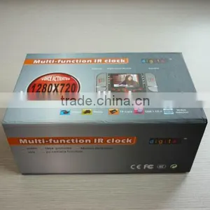 NEW 720P IR Clock Camera Remote Spy Hidden Cam Motion Voice Activate DVR w/ 2.5 Inch LCD Screen thumbnail-5