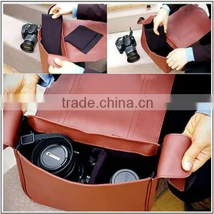 Wholesale Online-shopping Vintage Fashion Leather Dslr Camera Bag thumbnail-2