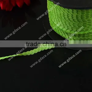New Arrival Fashion Spangle Green Sequin Trimming In Roll thumbnail-2