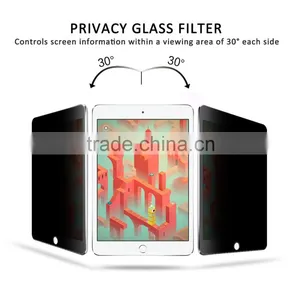 Privacy Filter Touch Tempered Glass Screen Protector Film 7.9 Inch for IPad Mini 1/2/3-Transparent (0.33mm HD Ultra Clear) thumbnail-1