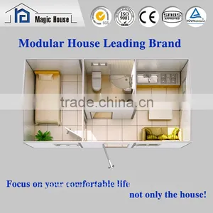 Easy Install EPS Sandwich Panel Prefab House/best Price Small Shop With Deck/countyard Kit Building thumbnail-4