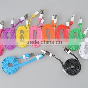 2015 Universal Flat Low Profile Usb to Micro Usb Cable for Smart Phone thumbnail-4